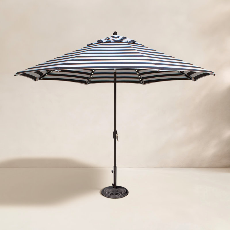 Parasol lumineux 11 pi Bigelow, Noir