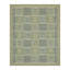 Scandinavian Wool Geometric Area Rug in Green-1119053980