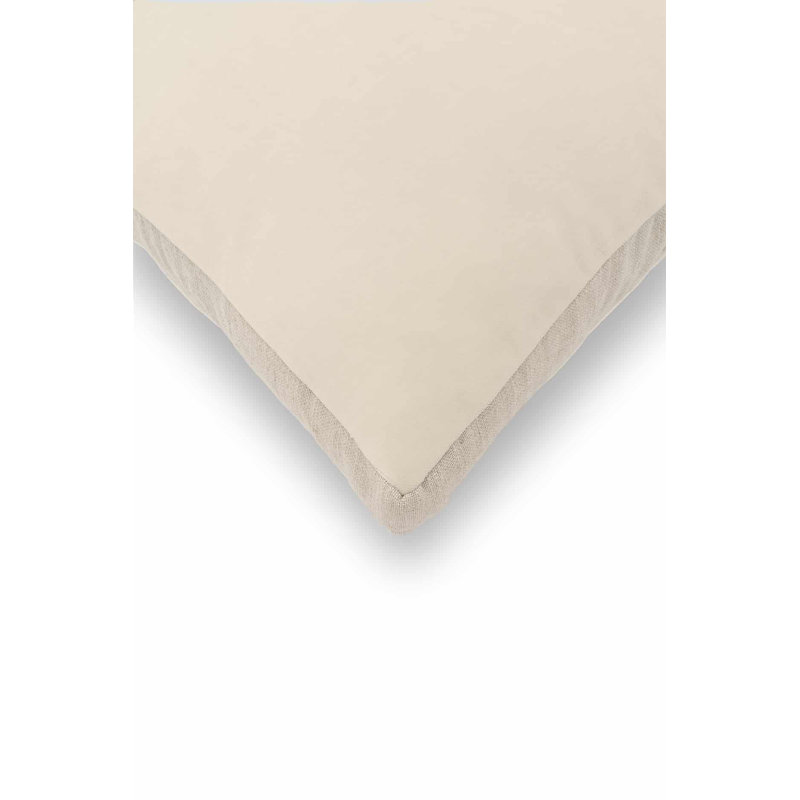 Deveraux Box Throw Pillow, Vanilla