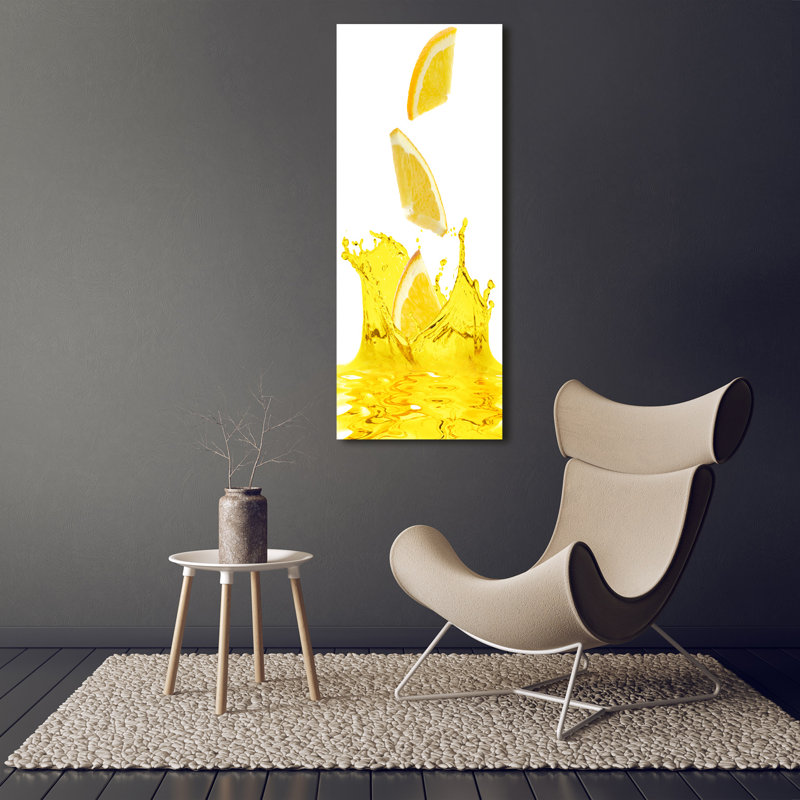 Lemon Juice - Wrapped Canvas Print