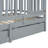 Wood Daybed With Fence Guardrails And 2 Drawers, Split Into Independent Floor Bed & Daybed-583363622-583363616