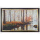 Autumn Creek Bank Print