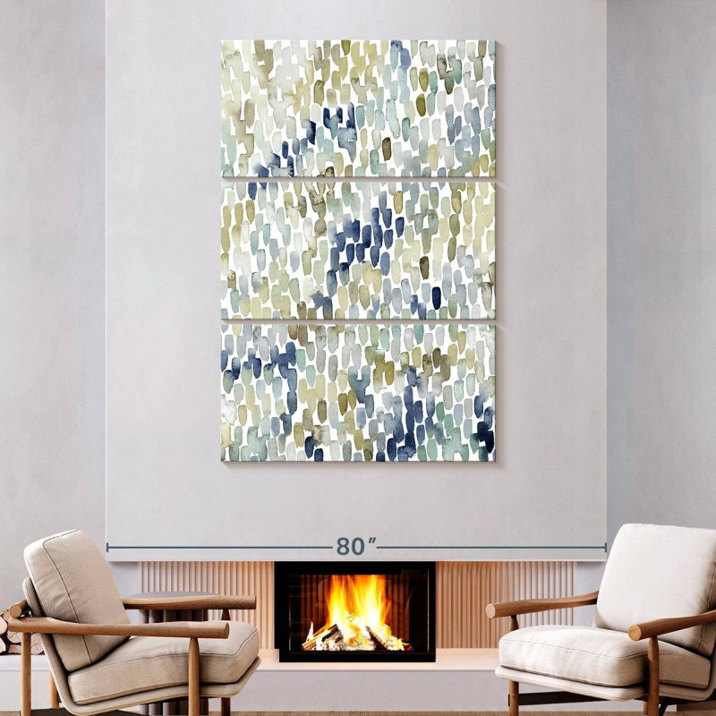 Avery River Wavelets I, 74" H x 48" W
