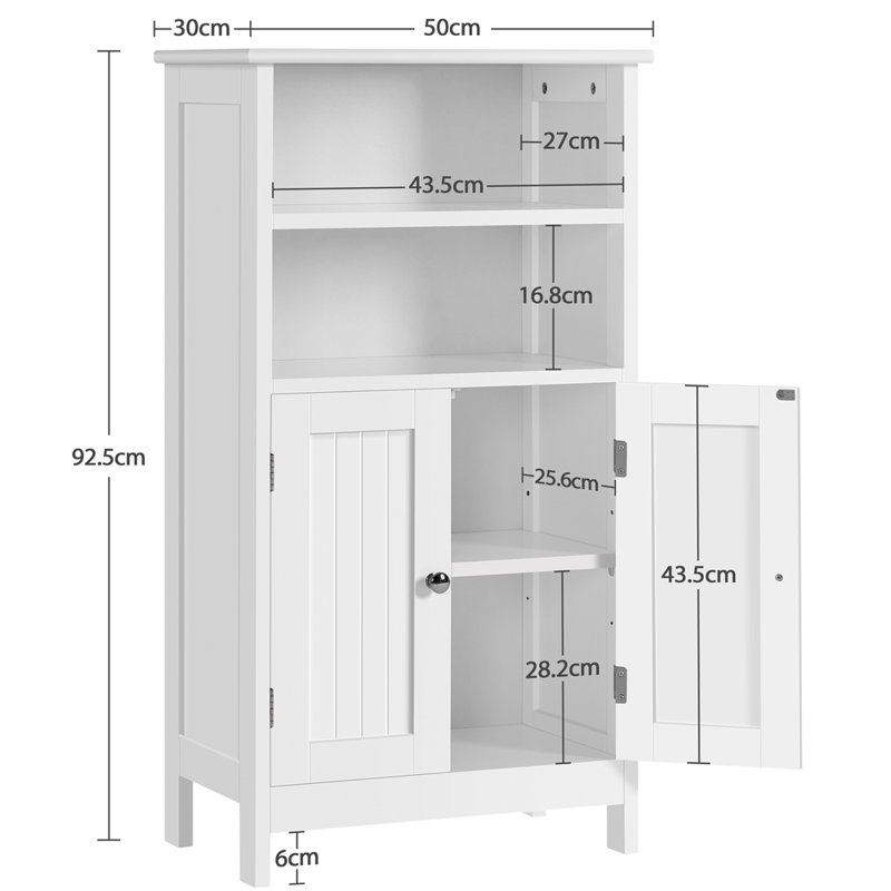 Laughlin Freestanding Bathroom Cabinet
