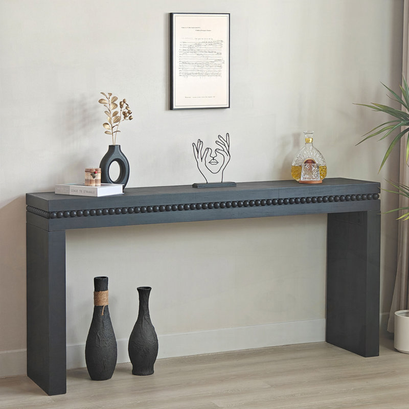 Console 64 po, Noir antique