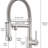 Commercial Style Kitchen Faucet With Pull Down Sprayer, Brushed Nickel Commercial Kitchen Faucet, Spring Kitchen Faucet, Kitchen Sink Faucet