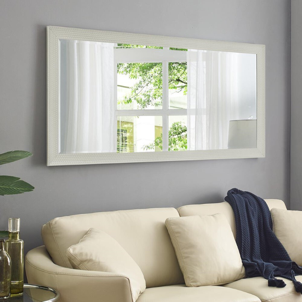 Ebern Designs Azsha Modern Framed Floor Mirror, Full Length Wall Mirror