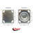 6 Inch Polyolefin Caster Set with Ball Bearings 2 Swivel 2 Rigid Service Caster/SCC-30CS620-POB-2-R620-2