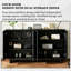 Buffet d'entrée en bois massif 62,99 po