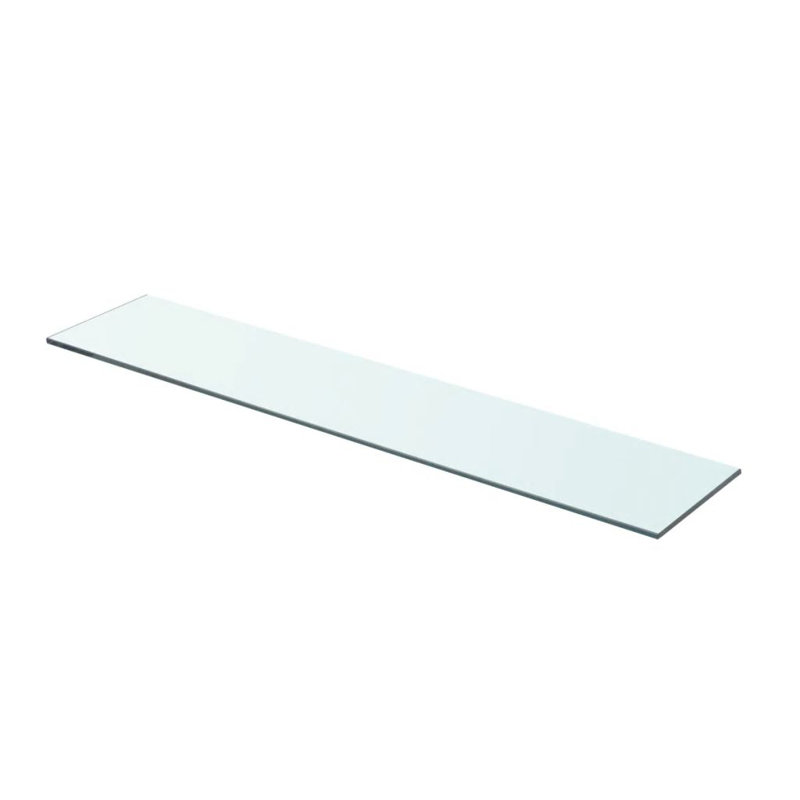 Glass Floating Shelf, 0.8cm H x 70cm W x 15cm D