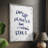 A Thousand Stars Framed Print - Solid Wood-84620660
