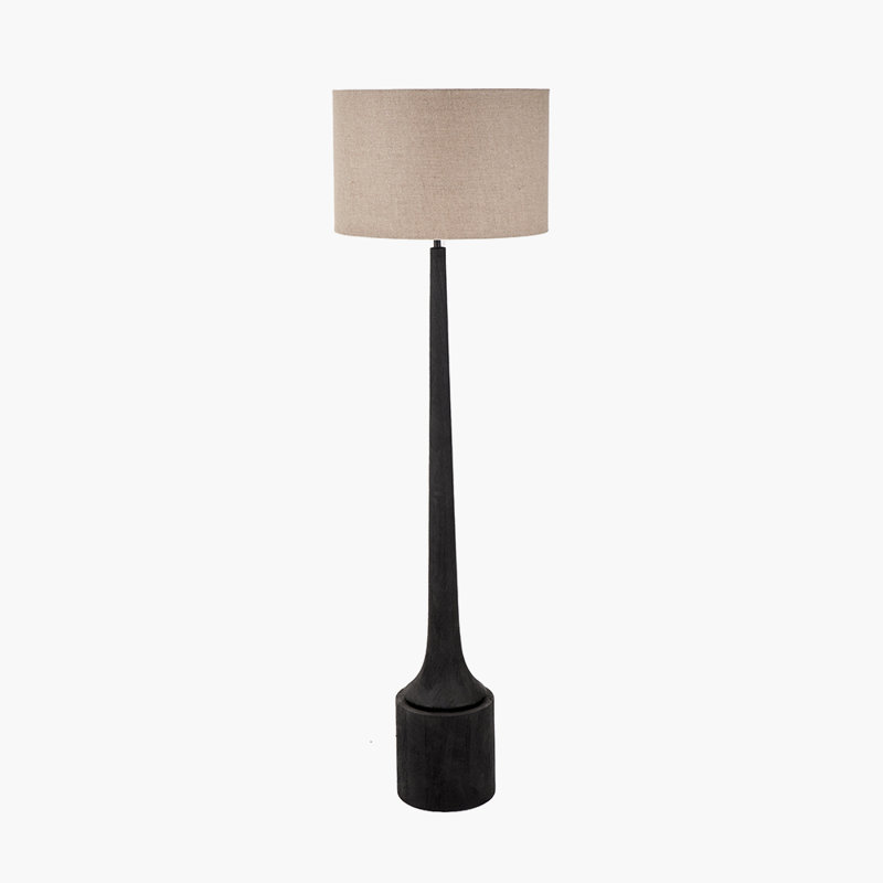 159cm Matte Traditional Floor Lamp, Beige
