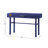 Metal Vanity Desk with One Drawer, Blue-1145067494