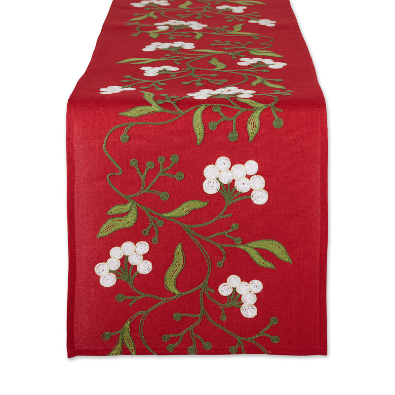 Sheali Runner Floral Cotton Table Runnner