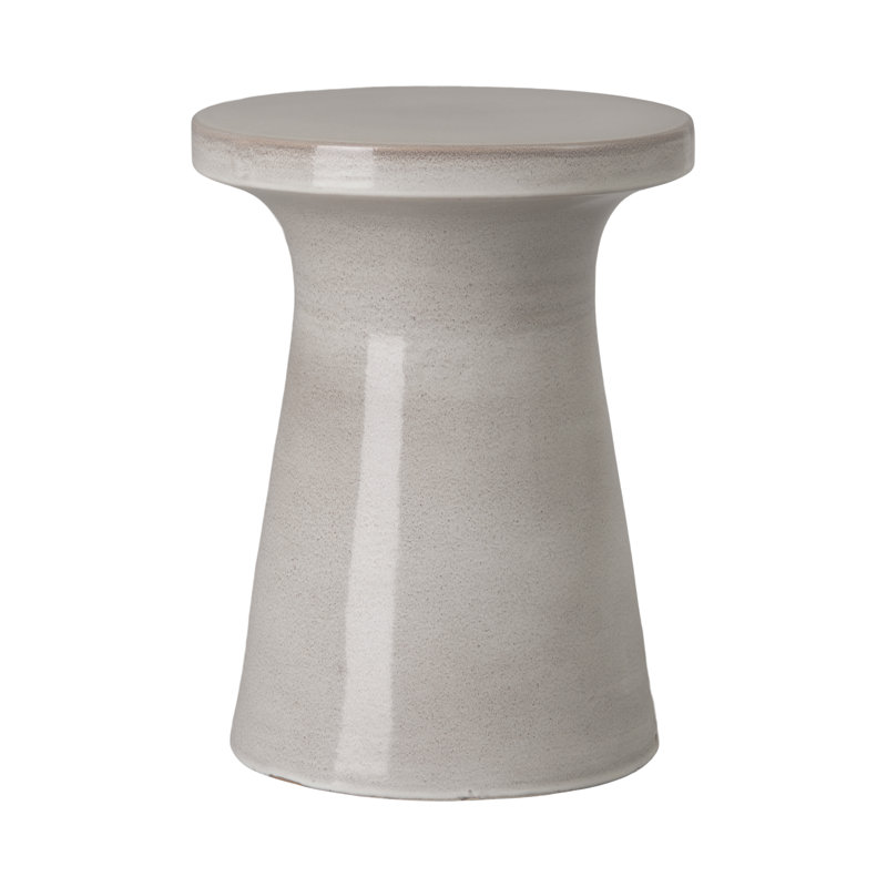 Ceramic Garden Stool, 18" H x 14" W x 14" D