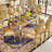 Deluxe Solid Wood Carved Rectangular Dining Table-108202928