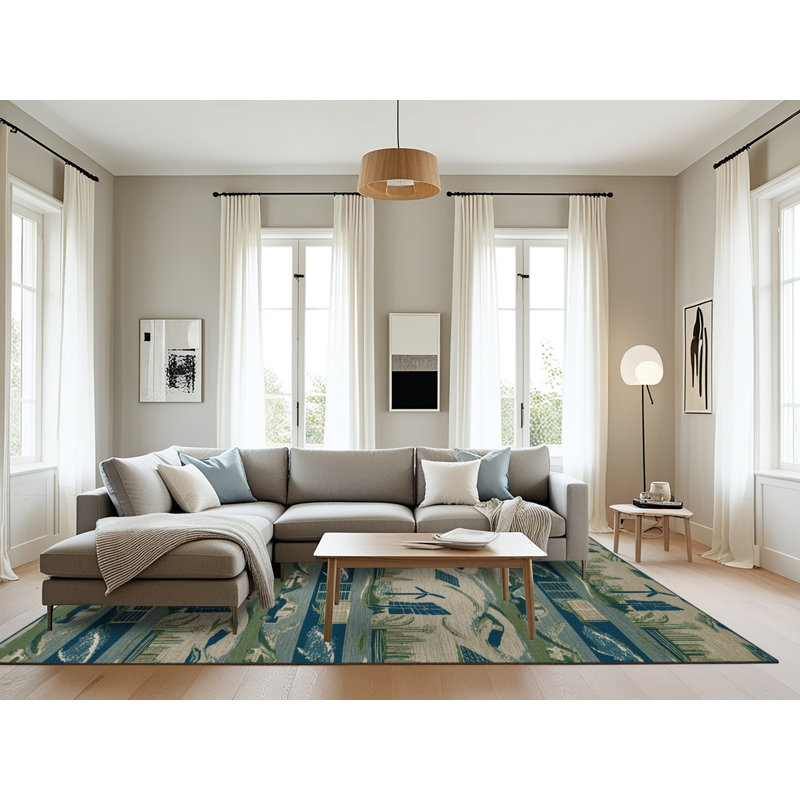 Tapis de transport gris lavable à la machine, Rectangulaire 8 pi x 10 pi
