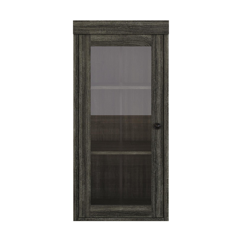 DOOR CABINET IN DARK GREY, Dark Grey