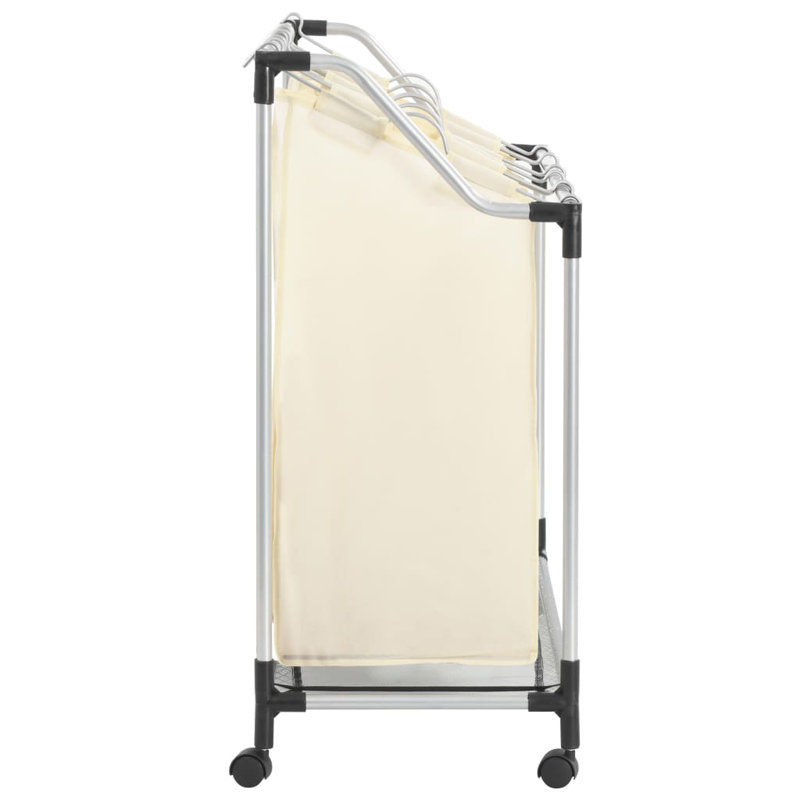 Rolling Laundry Sorter, Blue