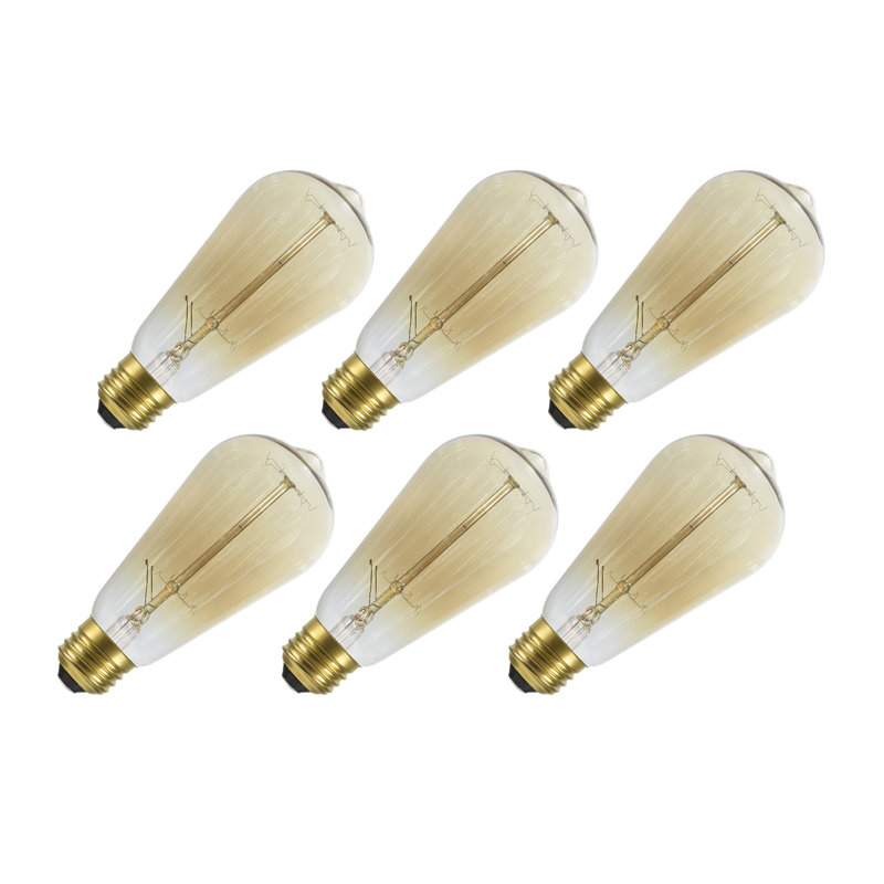 40 watt, ampoule s19 incandescente, non-dimm, (2200k) e26/moyen (standard) de base