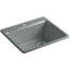 Riverby® 25" L x 22" W x 9-5 8" Bar Kitchen Sink with Basin Rack-11013550-64615353