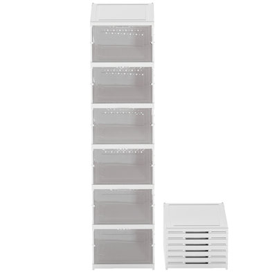 6 Pair Shoe Storage Box