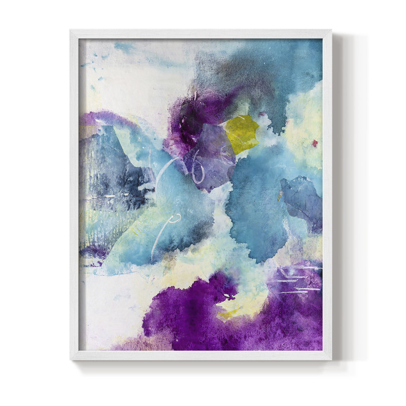 «Dreaming I», reproduction encadrée - bois massif, Blanc, H 20 po x l 16 po