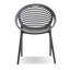 Chaise de patio empilable Gravely-28962061