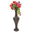 Vase de plancher en bois brun Alisbha