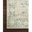 Tapis oriental bleu sarcelle / ivoire-417931629