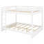 Lit superposé en bois traditionnel avec échelle-129390982