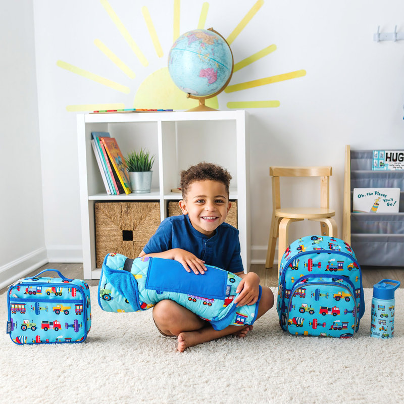 Tapis de sieste pour enfant Wildkin, Trains, avions et camions