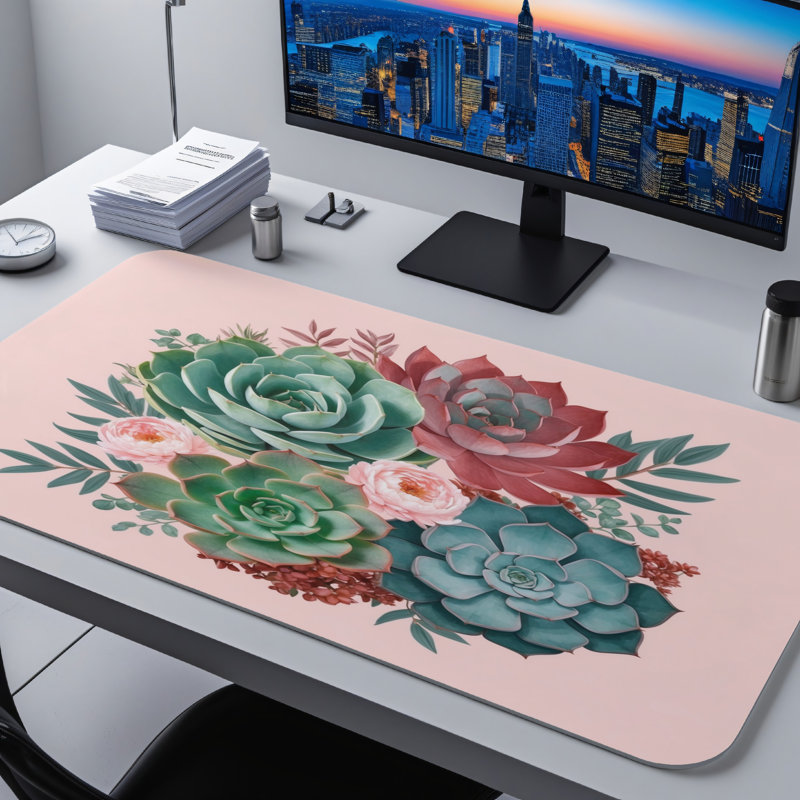 Polyester Desk Pad, 23.6x13.8