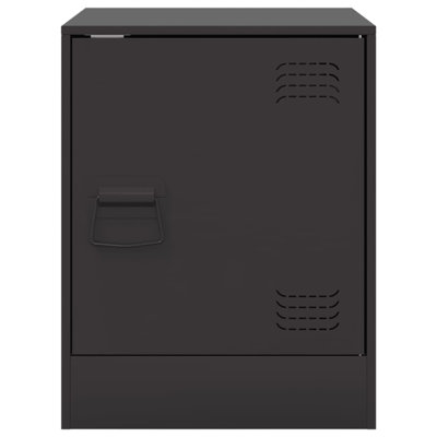 66 34.5cm W Steel Bedside Table