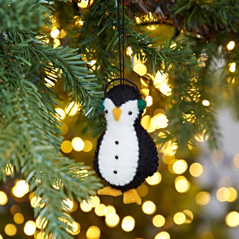 5cm Handmade Wool / Felt Hanging Figurine Ornament