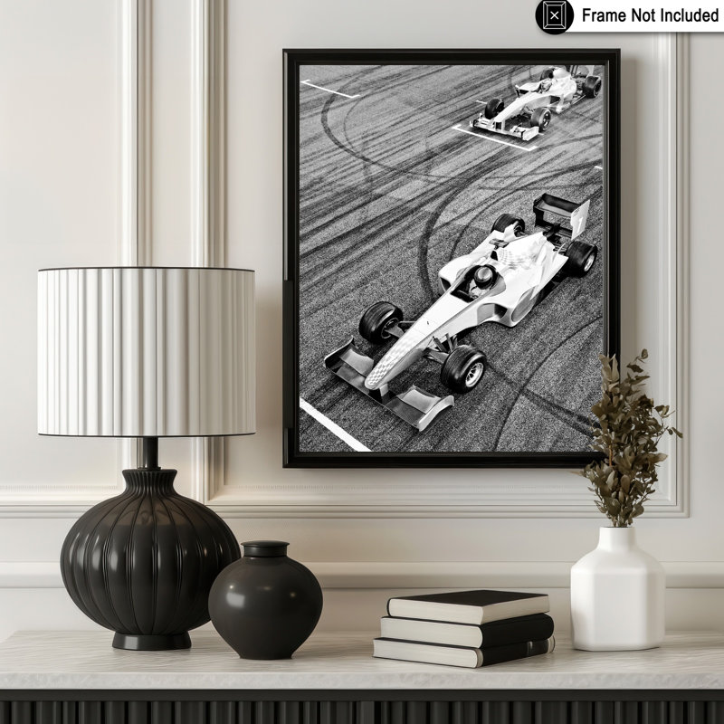 Voiture de course n ° 2, Unframed, Poster, 12"H x 16"W