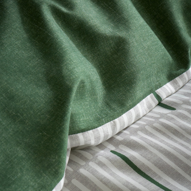 Camden Stripe 200 Thread Count Cotton Duvet Cover Set, UK Super King + 2 Standard Pillowcase