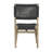 Wood Outdoor Dining Chair with Woven Seat and Back
