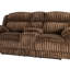 Fauteuil inclinable à mouvement manuel avec velours côtelé, console intégrée et porte-gobelets pour un confort et une commodité ultimes