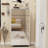 Functional Mirror Shoe Cabinet with Six Flip Drawers, Shoe Rack Organizer for Ample Storage, Four Metal Legs and Hand-Touch Flip-Out Door