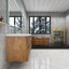 Ensemble de meuble-lavabo double mural 70,6 po Azden-1136723295