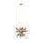 12 - Light Clear Glass Globe Sputnik Sphere Chandelier
