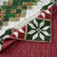 Couverture de Noël réversible Merry Berry