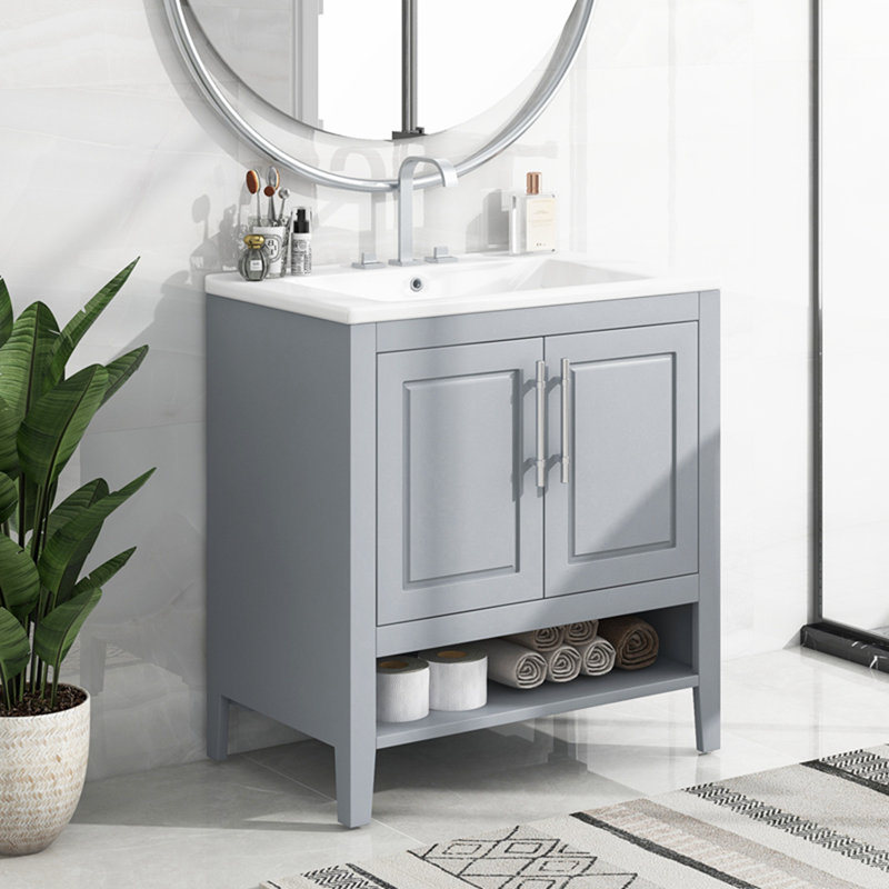 Armoire décorative, Gris