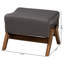 Repose-pieds de 17,3 po Carillo-390687110
