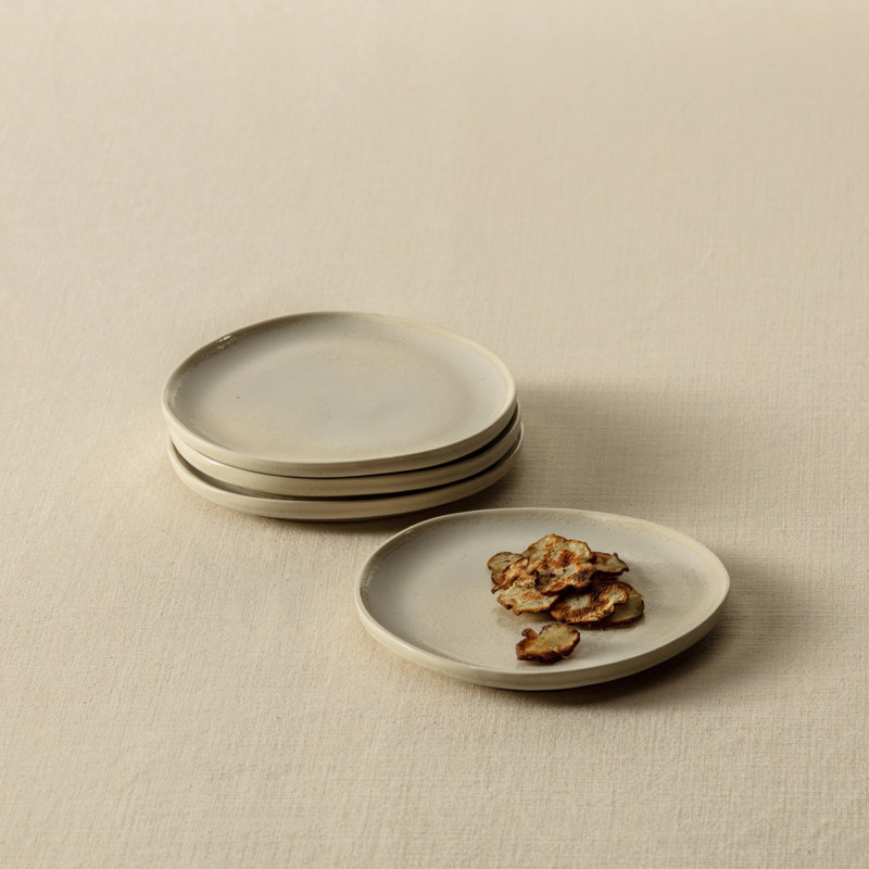 Cloud Terre Collection No 3 Stoneware, 6" Bread Plate, Sand