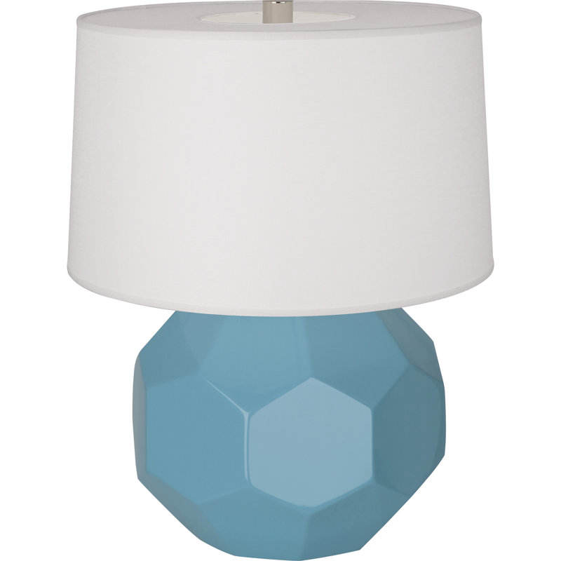 Small Franklin Accent Lamp, Steel Blue, 23.5" H x 19.5" W x 19.5" D