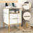 Modern 24" 2 Drawer Nightstand with Smart Charging Station for Elegant Bedroom or Living Room（Set of 2）-156169300
