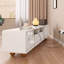 Cream Solid + Manufactured Wood TVStands-623475190