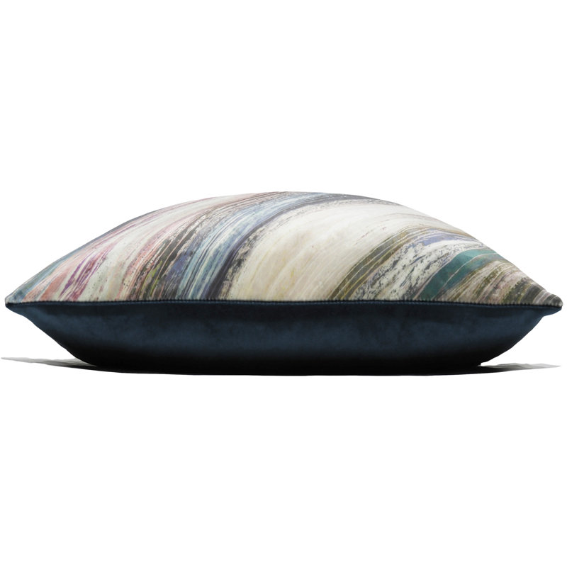 Geometric Rectangular Cushion, Cerulean